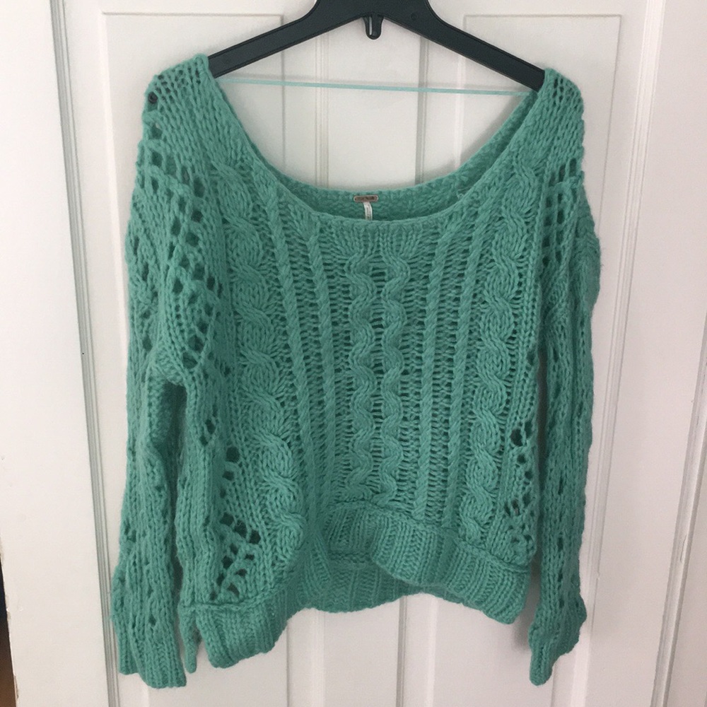 Free People wool knit sweater